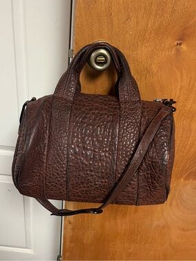 Authentic Alexander Wang Burgandy Like Black Hardware